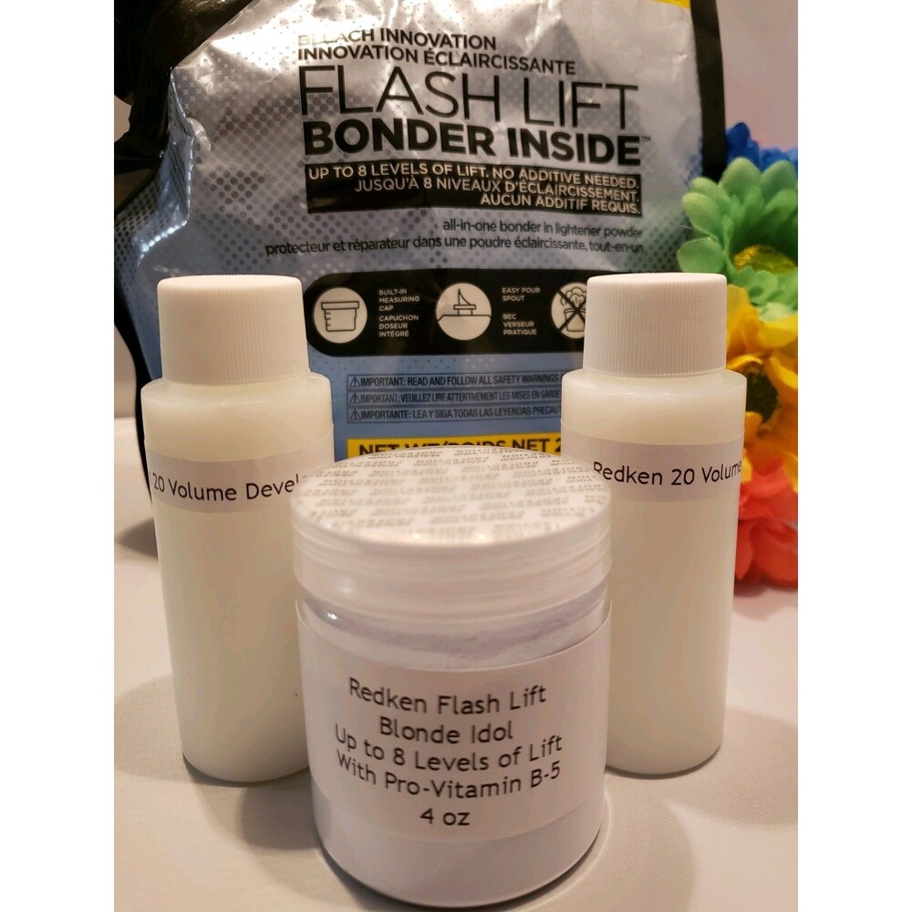 Redken Flash Lift Blonde Lightener Set. Repackaged. Ready To Ship !